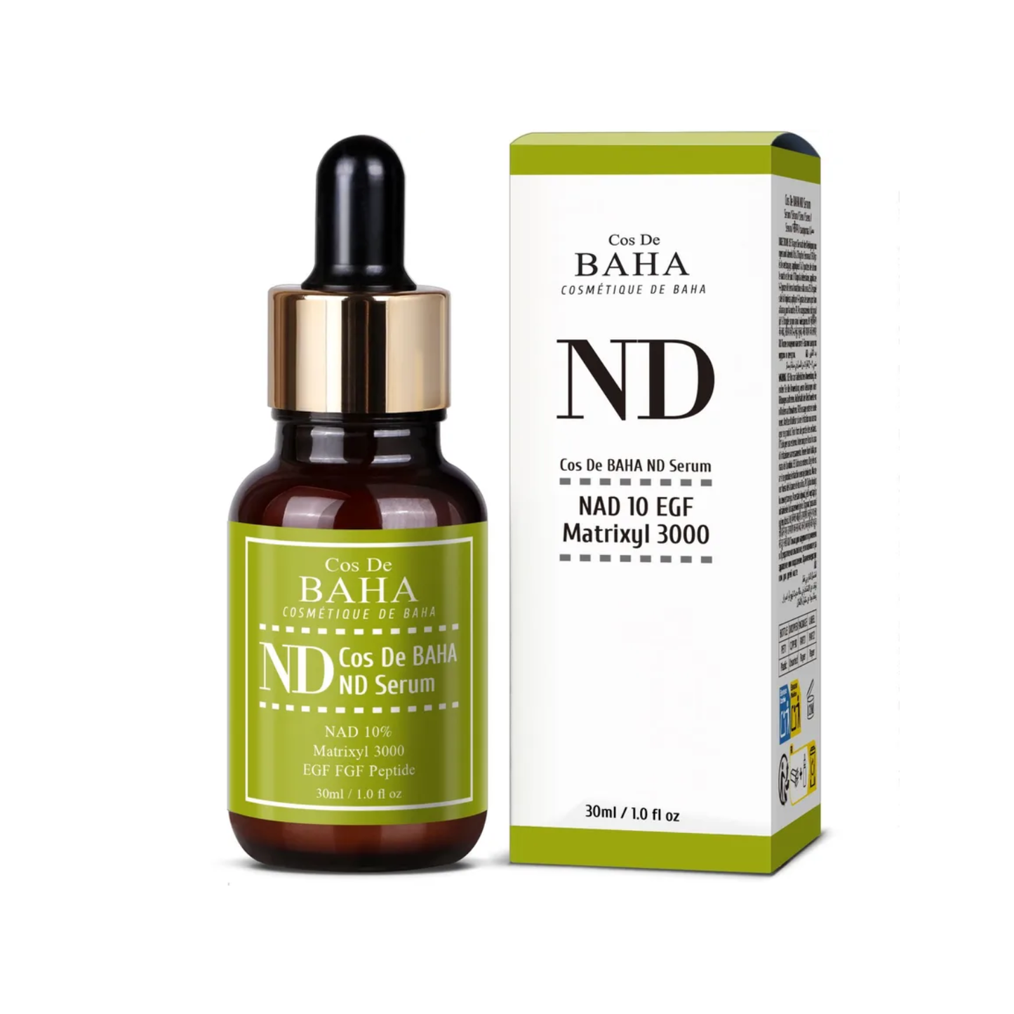COS DE BAHA (ND) NAD 10 EGF Matrixyl 3000 Serum 30ml
